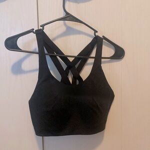 Lululemon black sports bra